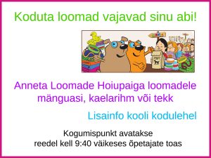 loomade hoiupaik