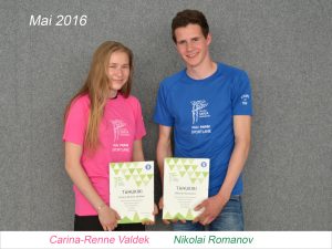 parim sportlane - mai 2016