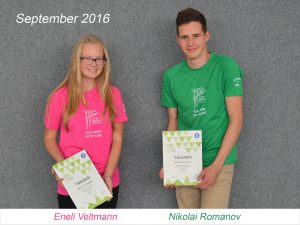 kuu parim sportlane - september 2016