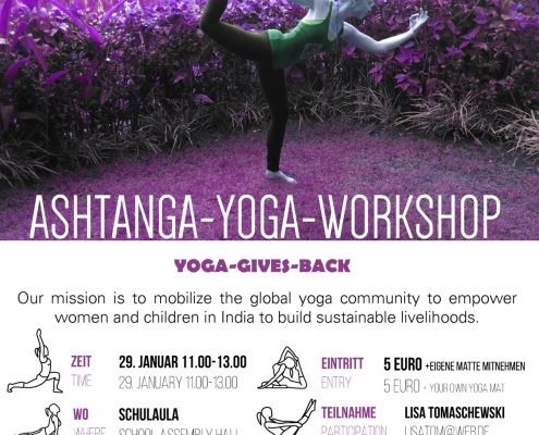 yoga gives back