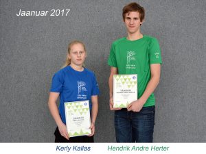 Kuu parim sportlane - jaanuar 2017