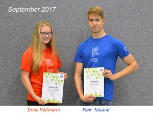 Kuu parim sportlane - september 2017