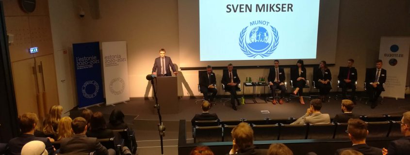 MUNOT 2017. Kõneleb välisminister Sven Mikser