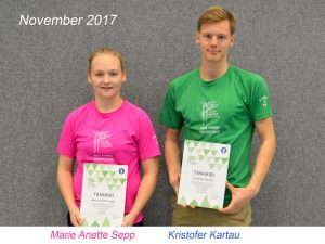 kuu parim sportlane - november 2017
