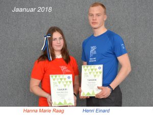 kuu parim sportlane - jaanuar 2018