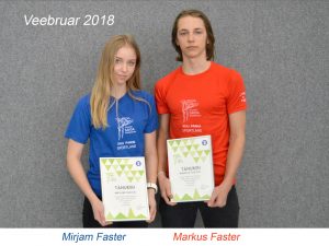 kuu parim sportlane - veebruar 2018