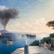 Vaade Vesuuvile päev enne vulkaanipurset (1885. Õli lõuendil. Eesti Kunstimuuseum)