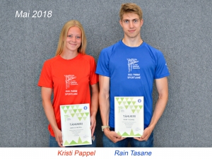 Kuu parim sportlane - mai 2018