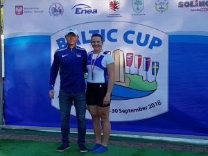 Liisa-Marie Lääne koos treeneri Aleksei Lipintsoviga